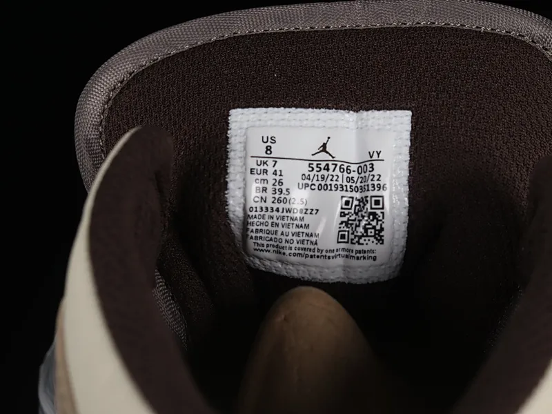 All categories Air Jordan Jordan series basketball shoes Air Jordan 1 Mid Air Jordan 1 Mid OG SP AJ1 Joe 1 customized model Zhongbang basketball shoes 554766-003